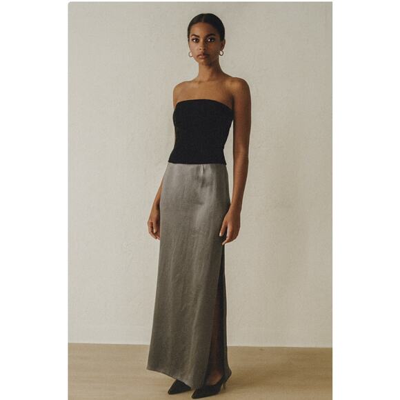 Dave & Johnny Dresses & Skirts - Vintage Dave & Johnny Black Velvet Strapless Cocktail Prom Dress Y2K Sz 6
